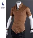 2019U ralph lauren homme chemises mode edition limitee hot sale brun